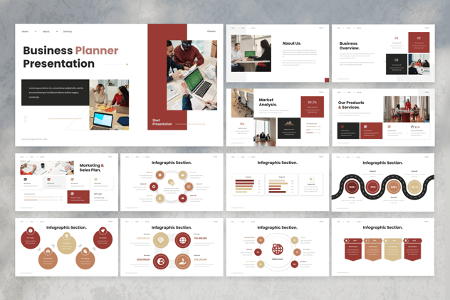 商业规划PPT模板 - 顶尖PPT