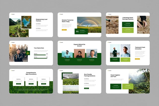 农业种植农作物研究keynote模板 - 顶尖PPT