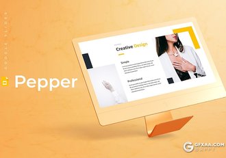 30页简约风格商务工作汇报项目合作通用google slides模板 5种主题配色 - 顶尖PPT