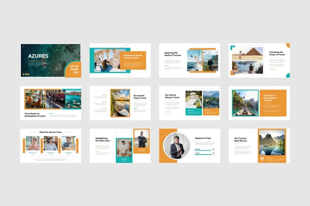 旅游度假主题keynote模板 - 顶尖PPT