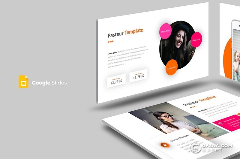 30页彩色多用途工作汇报总结google slides模板 5种主题配色 - 顶尖PPT