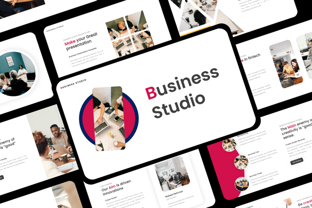 SAAS工作室团队展示简介PPT模板 - 顶尖PPT