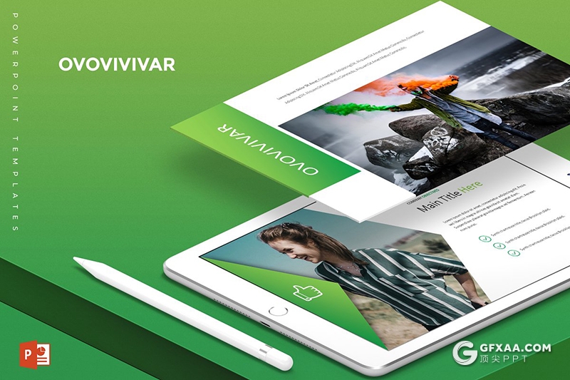 30页5种主题配色欧美商务风格工作汇报数据分析通用PPT模板 - 顶尖PPT