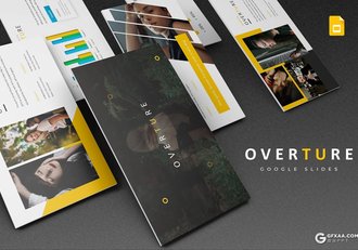 30页欧美商务风格团队介绍工作汇报Google slides模板 5种主题配色 - 顶尖PPT