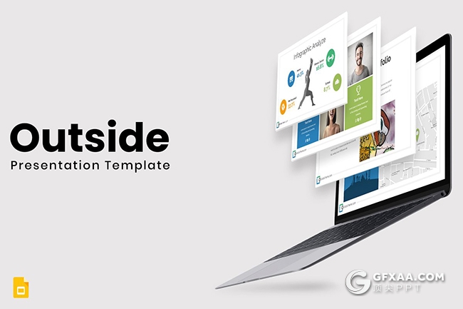 30页欧美商务公司介绍案例展示Google slides模板 5种主题配色 - 顶尖PPT