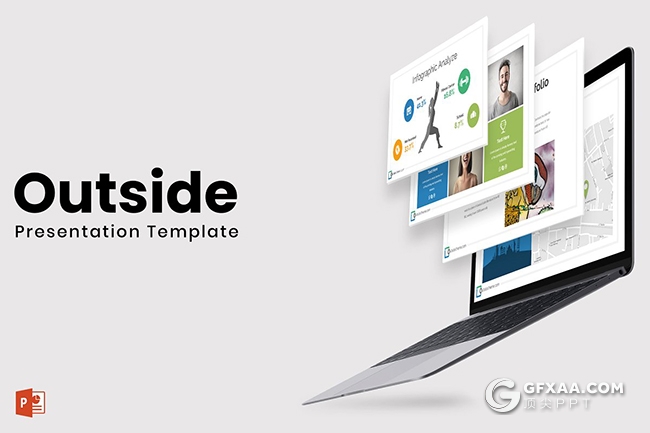 30页欧美商务公司介绍案例展示PPT模板 5种主题配色 - 顶尖PPT