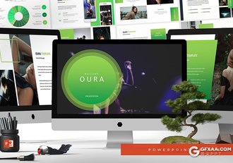 30页商务风格图片展示商务图形工作汇报PPT模板 5种主题配色 - 顶尖PPT