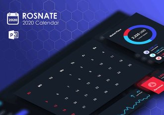 卡通人物插画日历展示工作排期规划PPT模板 - 顶尖PPT