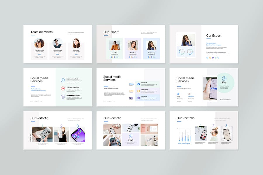 数字营销战略推广方案PPT模板 - 顶尖PPT