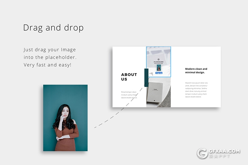 73页极简文艺风格摄影模特服装展示商务通用keynote模板 - 顶尖PPT