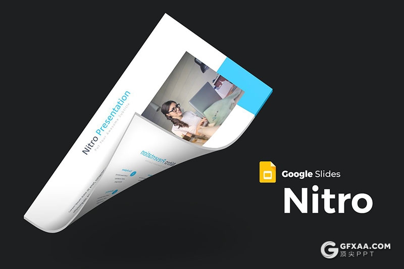 30页扁平化欧美商务多用途Google slides模板 5种主题配色 - 顶尖PPT