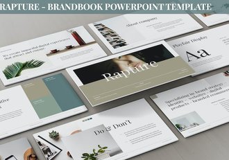 品牌手册设计规范展示PPT模板 - 顶尖PPT