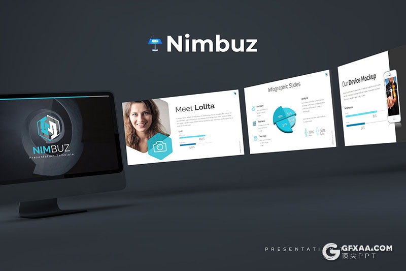 32页国外企业宣传介绍商务工作汇报总结keynote模板 5种主题配色 - 顶尖PPT