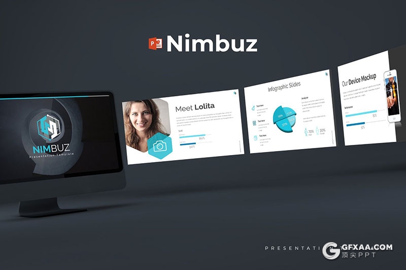 32页国外企业宣传介绍商务工作汇报总结PPT模板 5种主题配色 - 顶尖PPT