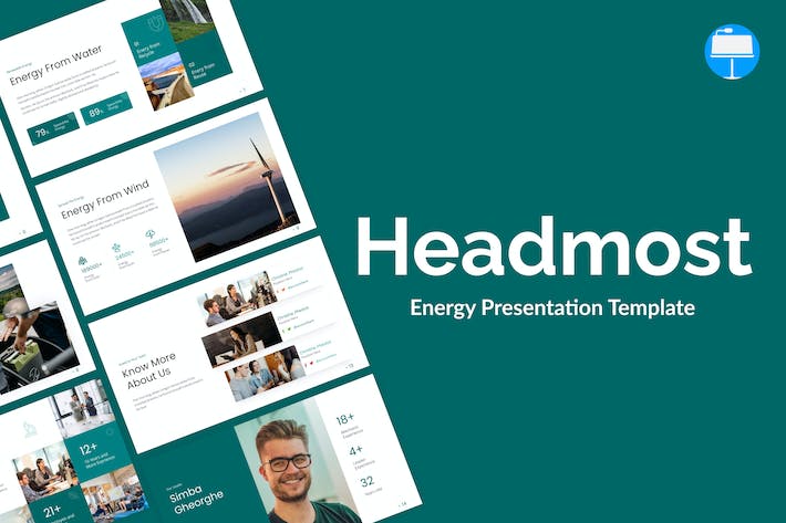 太阳能光伏发电业务展示营销计划通用keynote模板 - 顶尖PPT