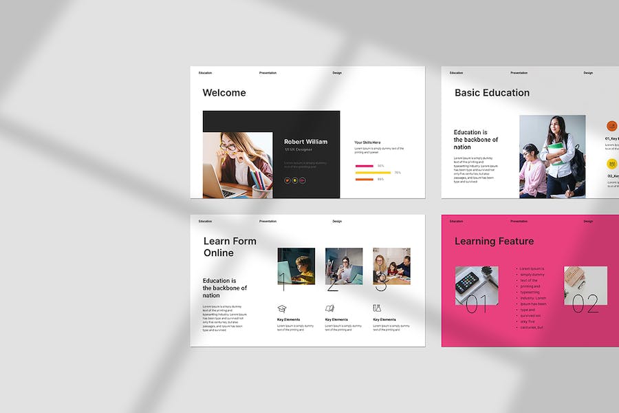 教育教学行业市场分析PPT模板 - 顶尖PPT