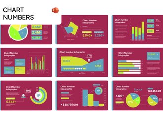 图表编号数据展示PPT模板 - 顶尖PPT