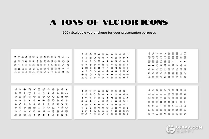 50页大标题图片展示PPT模板 - 顶尖PPT