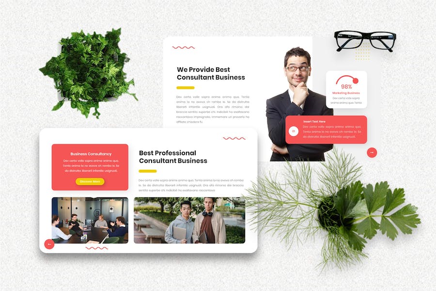 欧美简约商务国外团队公司介绍keynote模板 - 顶尖PPT