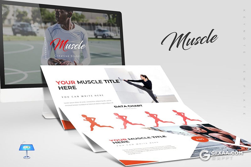 30页体育锻炼体育项目比赛分析统计keynote模板 5种主题配色 - 顶尖PPT