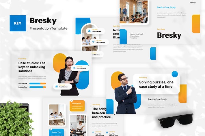 商业案例分析研究报告Keynote模板 Retry - 顶尖PPT