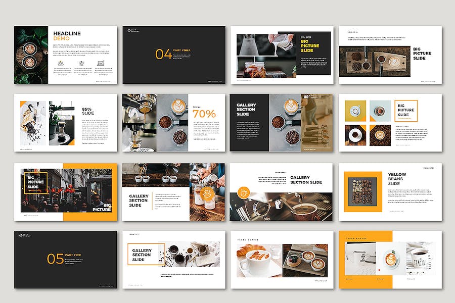 简洁清爽商务办公通用PPT模板 - 顶尖PPT