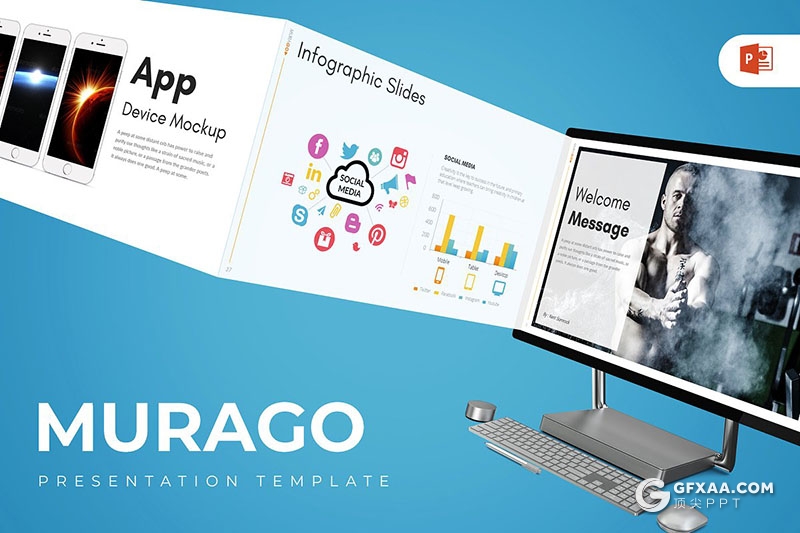 32页企业宣传商务工作汇报总结欧美多用途PPT模板 5种主题配色 - 顶尖PPT