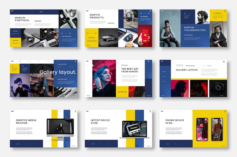 欧美商务风主题演讲展示Keynote模板 - 顶尖PPT