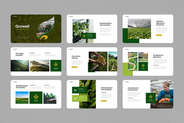 农业种植农作物研究keynote模板 - 顶尖PPT