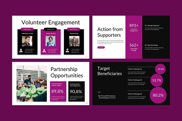 非营利组织公益活动宣传PPT模板 - 顶尖PPT