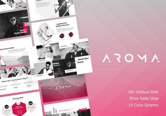 创意时尚模特摄影展示通用PPT模板 - 顶尖PPT