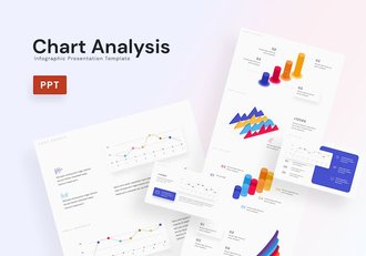 创意立体图表分析信息图图形图表PPT模板 - 顶尖PPT