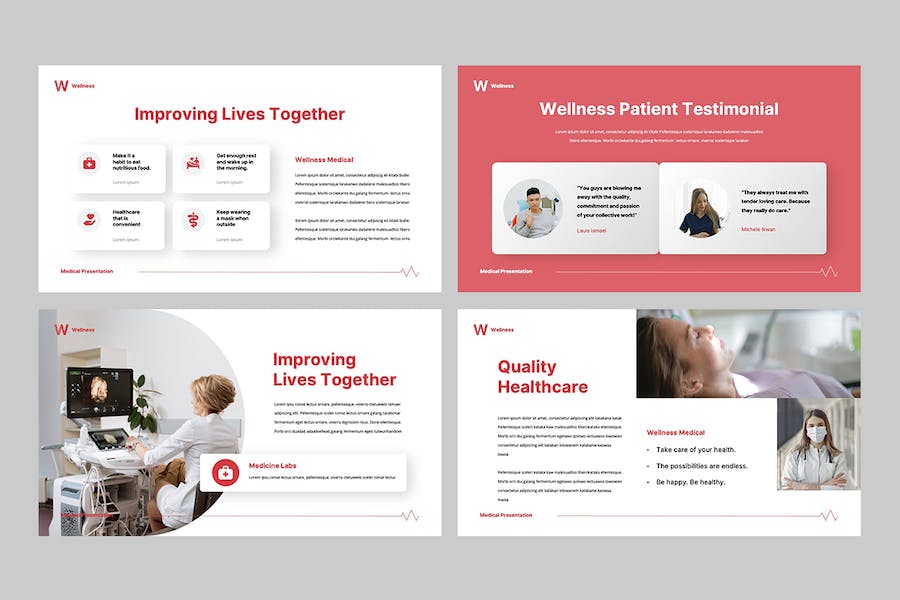 健康医疗保健养生服务介绍Keynote模板 - 顶尖PPT
