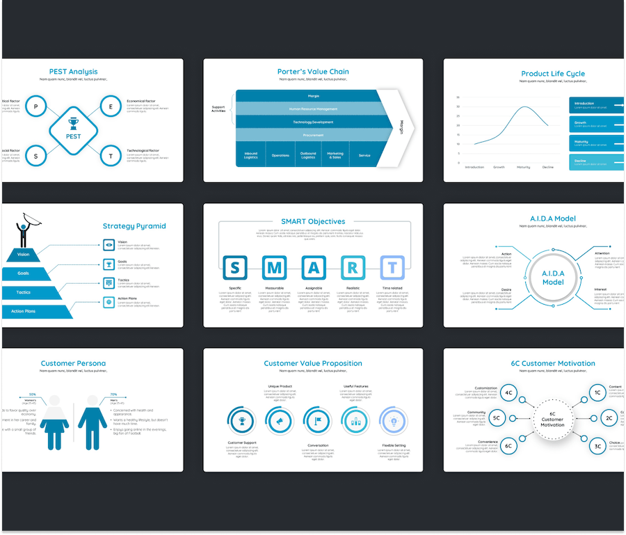 营销计划工作总结汇报PPT模板 - 顶尖PPT