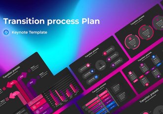 流程转换图形方案规划Keynote模板 - 顶尖PPT