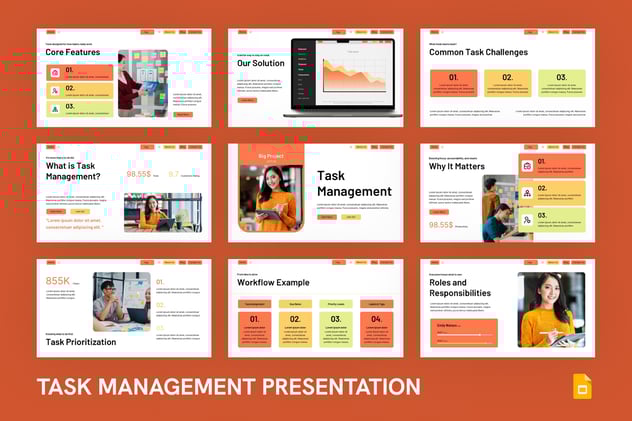 团队任务管理项目进度监控追踪PPT模板 - 顶尖PPT