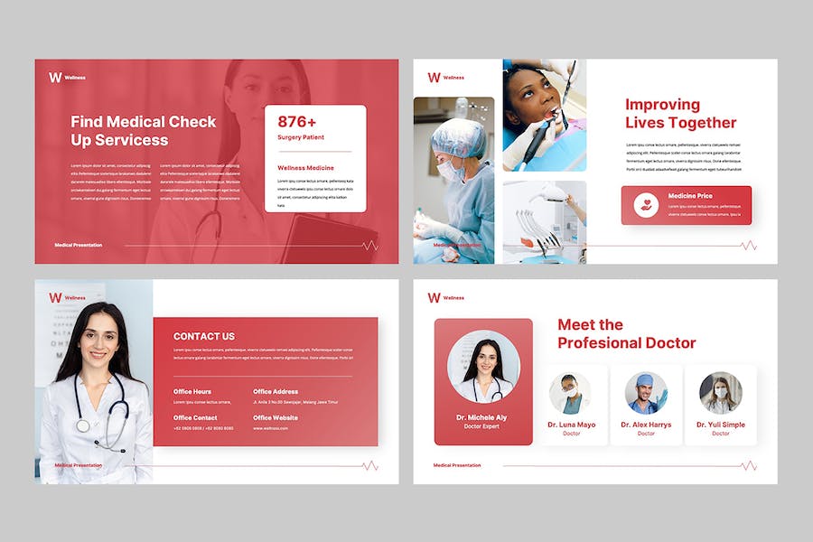 健康医疗保健养生服务介绍Keynote模板 - 顶尖PPT