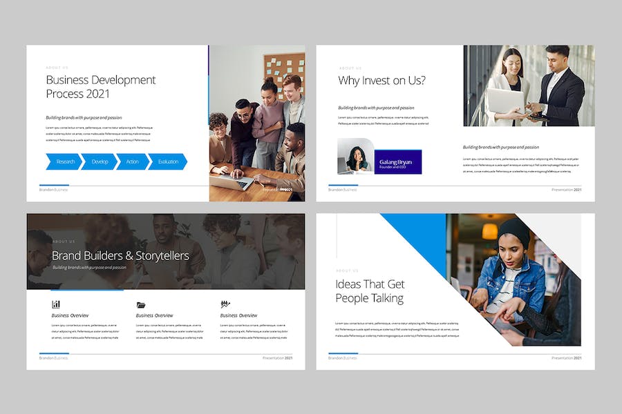 商业融资路演项目计划PPT模板 - 顶尖PPT