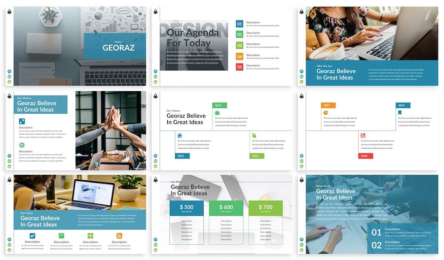 多用途综合展示方案Keynote模板 - 顶尖PPT