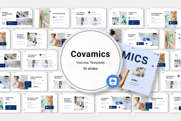 疫苗的研发应用效果行业动态分析keynote模板 - 顶尖PPT