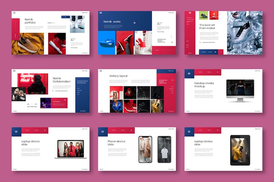 创意商务企业展示项目介绍Keynote模板 - 顶尖PPT