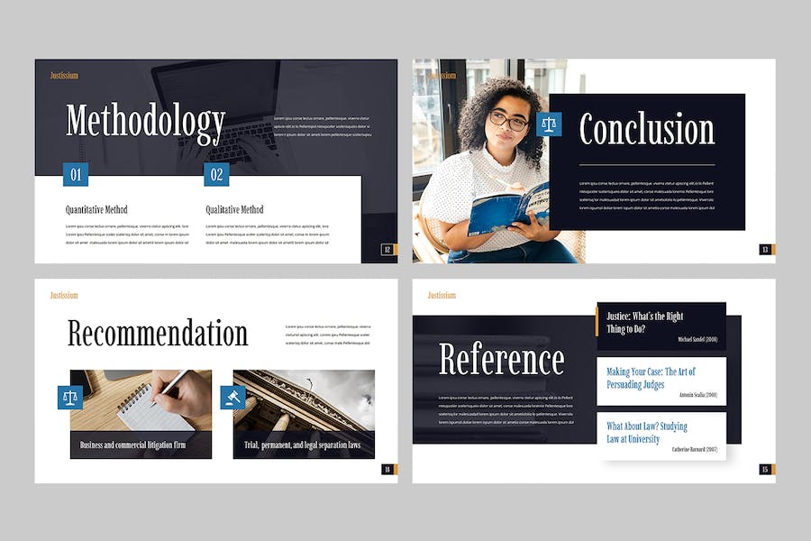 法律学位论文答辩防御讲座Keynote模板 - 顶尖PPT