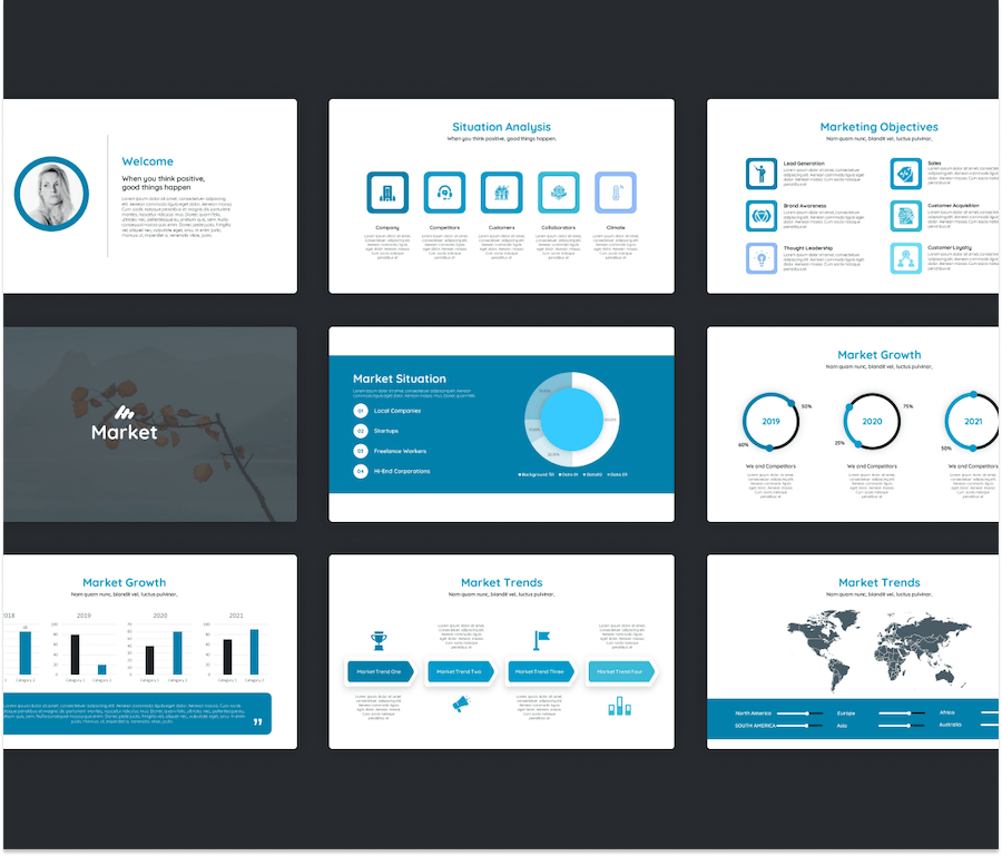 营销计划工作总结汇报PPT模板 - 顶尖PPT