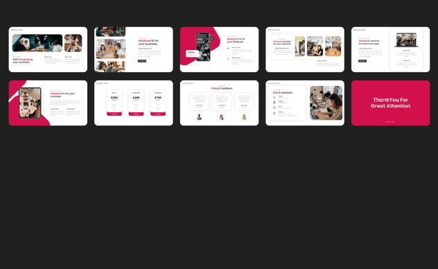 SAAS工作室团队展示简介PPT模板 - 顶尖PPT