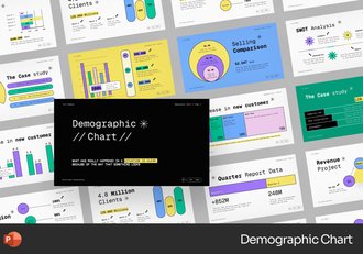 人口统计数据分析PPT模板 - 顶尖PPT
