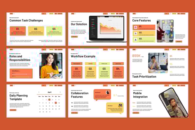 团队任务管理项目进度监控追踪PPT模板 - 顶尖PPT
