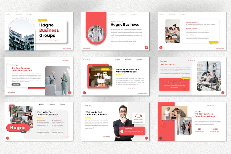 欧美简约商务国外团队公司介绍keynote模板 - 顶尖PPT