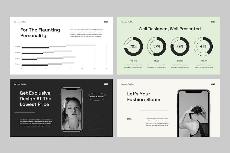 新潮时尚品牌宣传展示PPT模板 - 顶尖PPT