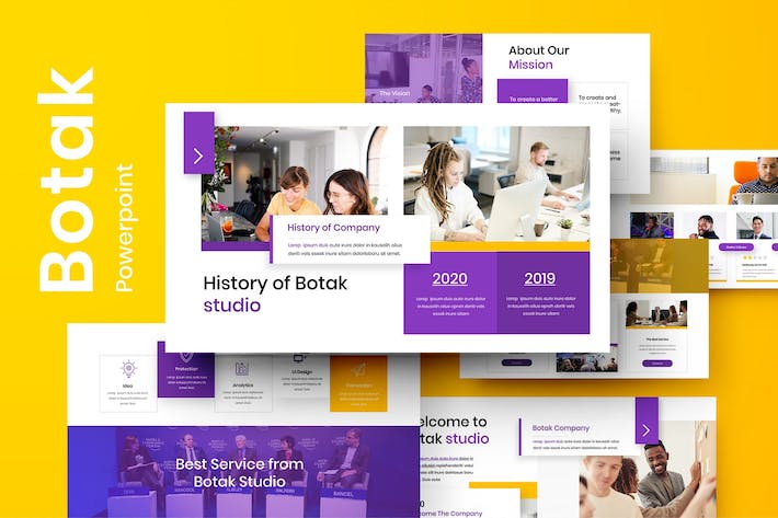 大气年计划总结述职报告企业合作商业计划商务通用PPT模板 - 顶尖PPT