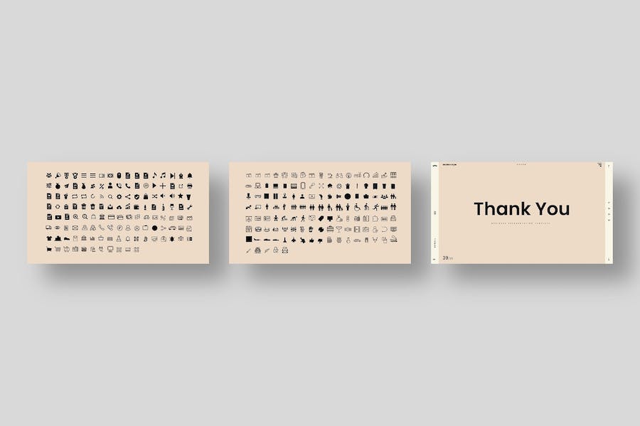 复古风格业务合作团队介绍展示keynote模板 - 顶尖PPT